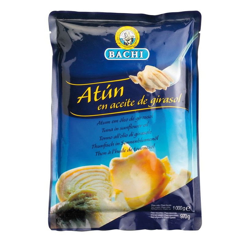 ATÚN EN ACEITE GIRASOL BOLSA 16/1Kg